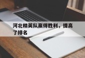 开云体育app-河北精英队赢得胜利，提高了排名()
